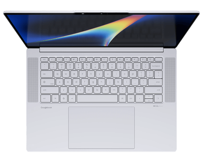 An open Lenovo Googlebook.