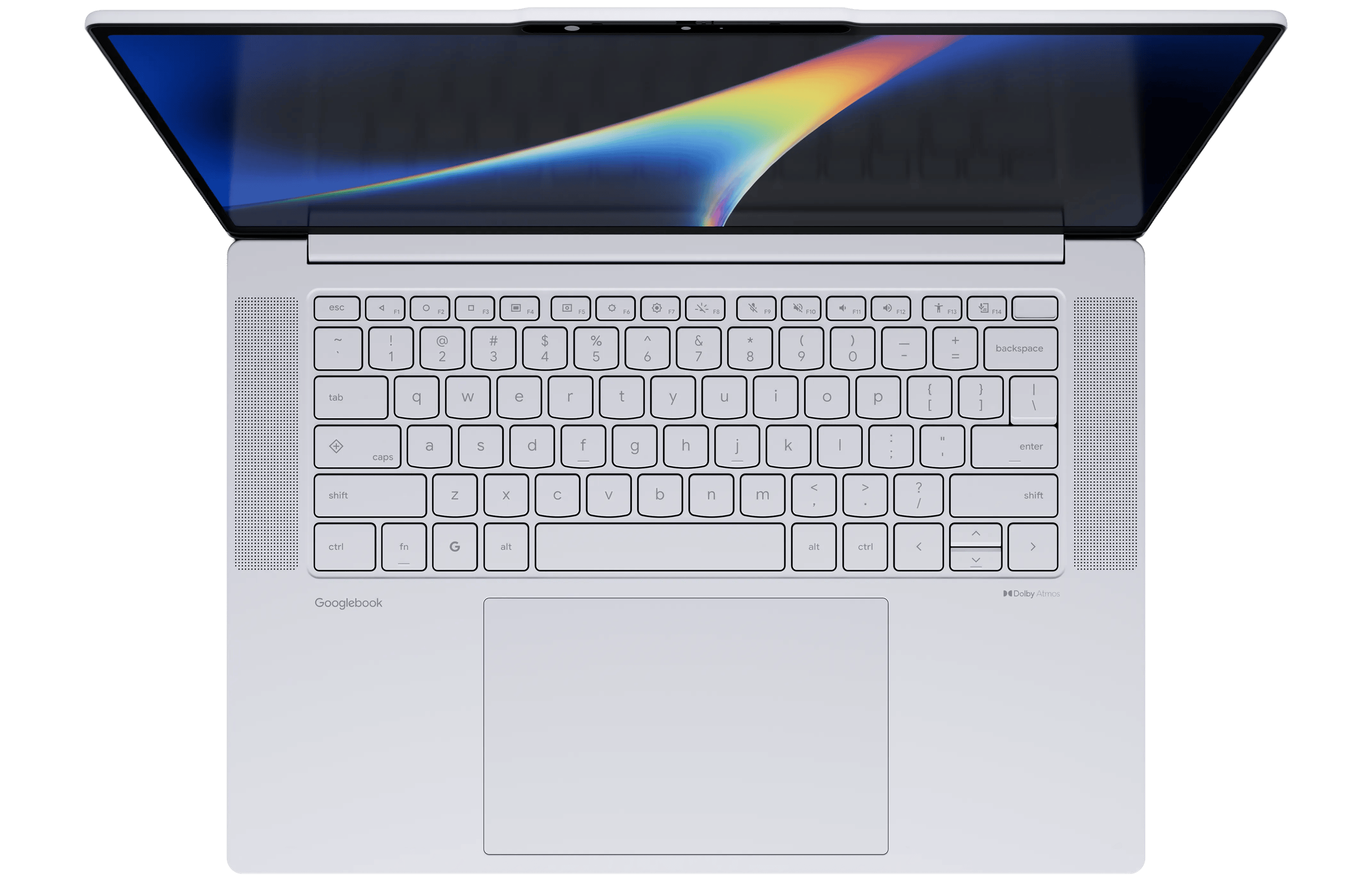 An open Lenovo Googlebook.