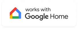 Works with google home badge