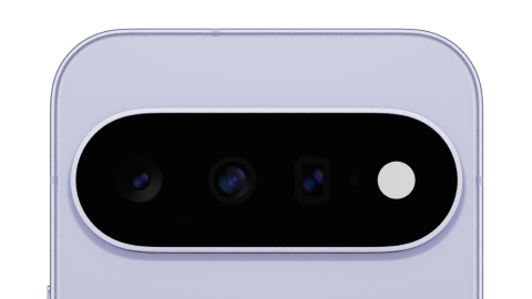 A view of a Google Pixel 11 camera in Frost