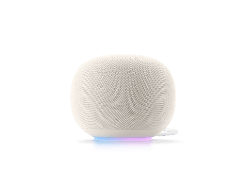 Photo of a smart speaker device