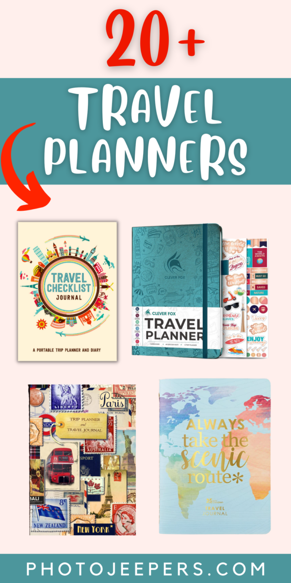 20 Travel Planners, Journals, and Notebooks PhotoJeepers