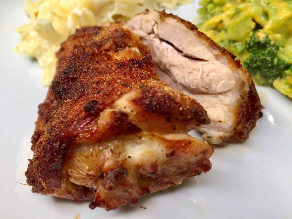 Crispy Juicy Air Fryer Chicken Thighs The Recipe Bandit