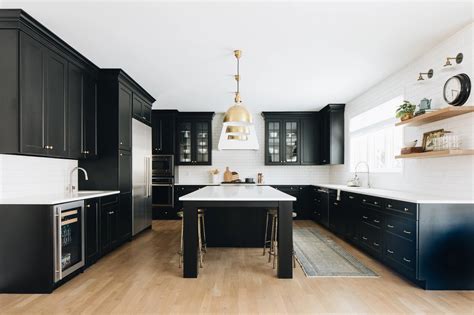 Black Walls With Black Cabinets