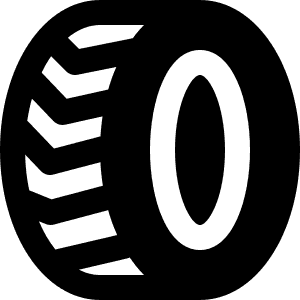 Black Car Tire Icon — Honda Logo SVG