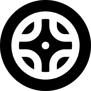 Car Tire Icon Graphic — Honda Logo SVG