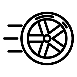 Moving Tire Icon — Honda Logo SVG