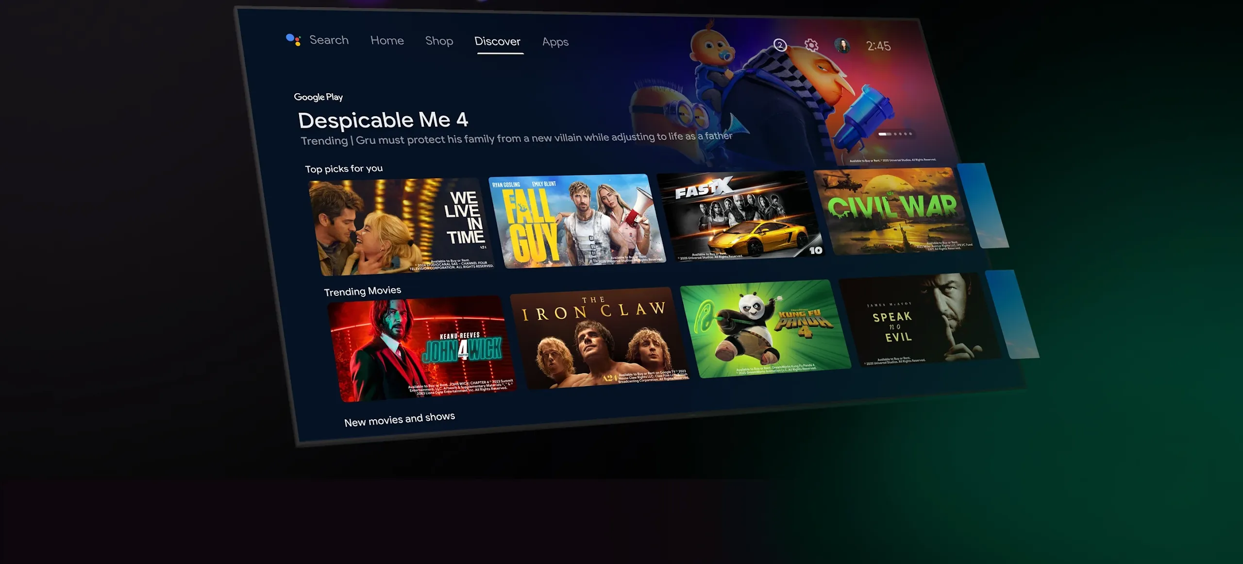 TV frame